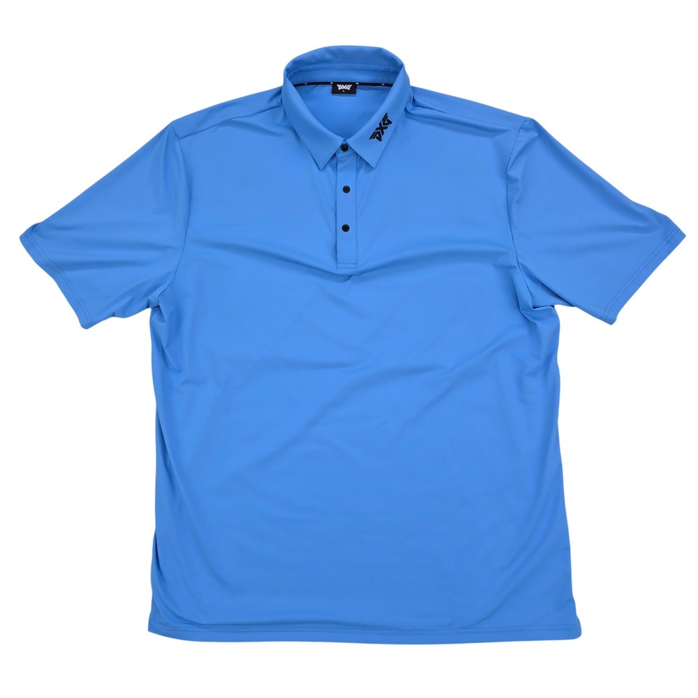 PXG Parsons Xtreme Golf Polo Mens XL Blue Short Sleeve Stretch Performance Shirt - Picture 2 of 8